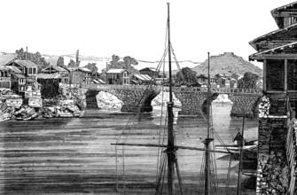 The Mission to Yarkund and Kashgar: Srinuggur, Cashmere, 1874. Creator: Unknown.