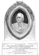 Monument of the Rev. Thomas Guthrie, D.D., 1874. Creator: Unknown.