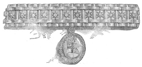 Bracelet given by the Royal Albert Yacht Club to the Duchess of Edinburgh, 1874. Creator: Unknown.