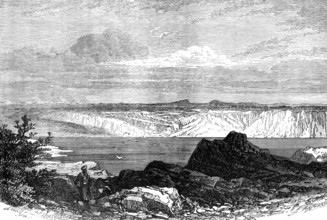 Sketches from Palestine: the Sea of Galilee, 1874. Creator: Unknown.