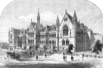 The new University College, Nottingham, 1881. Creator: Unknown.