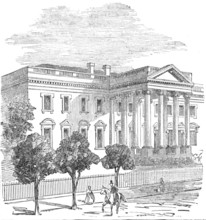 The White House, Washington, where the wounded President lies, 1881. Creator: Unknown.