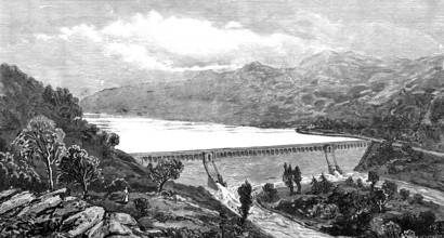 The Vyrnwy new waterworks for Liverpool, 1881. Creator: W. I. Mosses.