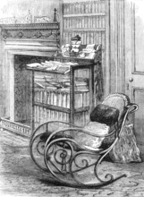 A corner in Dean Stanley's study, the Deanery, Westminster, 1881. Creator: Unknown.