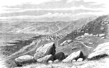 Whitsand Bay, Land's End, Cornwall, where the new Atlantic Cable was landed, 1881. Creator: Unknown.