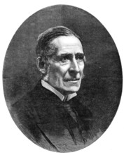 Sir James Paget, Bart., F.R.S., President of the International Medical Congress, 1881. Creator: Unknown.