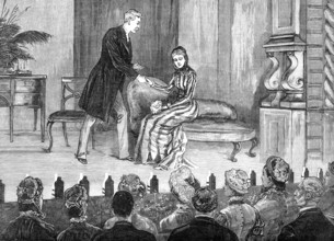 Private Theatricals in Hampton Court Palace for Princess Frederica's Convalescent Home, 1881. Creator: Unknown.