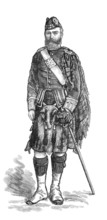 The Scottish Volunteers: Officer 3rd Forfar (Dundee Highlanders), 1881. Creator: Unknown.