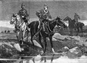 The Scottish Volunteers: Border Rifles: 1st Roxburgh Mounted Rifles, 1881. Creator: Unknown.