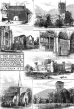 Places visited by the British Archaeological Association, 1881. Creator: Unknown.