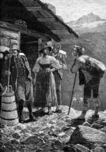 The Tourist in Switzerland, 1881. Creator: Unknown.