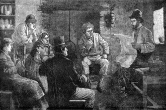 Discussing the new Irish Land Act, 1881. Creator: Unknown.