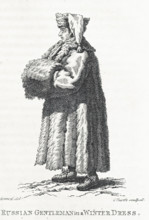 Russian Gentleman in a Winter Dress, 1802.  Creator: Louis Charles Ruotte.