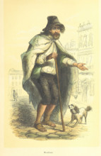 Beggar, 1848.  Creator: Duverger.