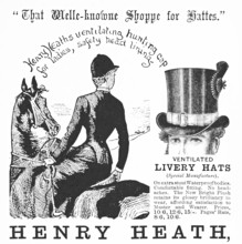 Henry Heath, "That Welle-knowne Shoppe for Hattes", 1884. Creator: Unknown.