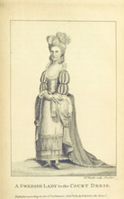A Swedish Lady in the Court Dress, 1802.  Creator: Louis Charles Ruotte.