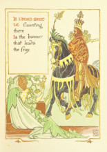 A Ladies Mantle flaunting there Is the banner that leads the fray, 1899.  Creator: Walter Crane.