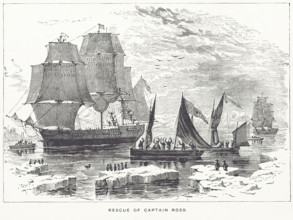 Rescue of Captain Ross, 1833, (1884). Creator: Mason Jackson.