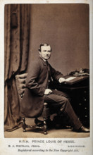 HRH Prince Louis of Hesse. Creator: Henry Joseph Whitlock.