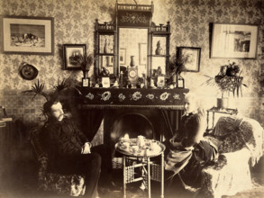 Surgeon Major and Mrs Gunning. Creator: Unknown.