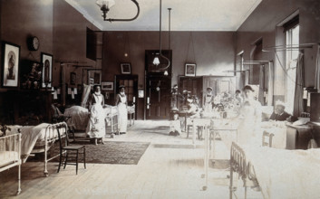 St Bartholomew's Hospital, London: Lucas ward, c1908. Creator: Unknown.