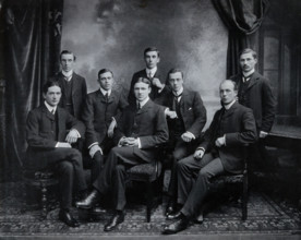 Charing Cross Hospital: a portrait of house physicians, 1904. Creator: Unknown.
