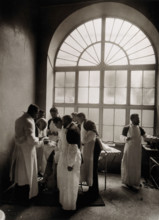 Hospital de la Santa Cruz, Barcelona: Dr  Esquerdo's clinic, c1900. Creator: Unknown.
