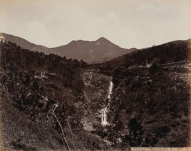 Hong Kong: the waterfall at Pokfulum, c1873. Creator: William Pryor Floyd.
