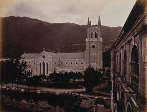 Hong Kong: St John's Cathedral, North Front, c1873. Creator: William Pryor Floyd.
