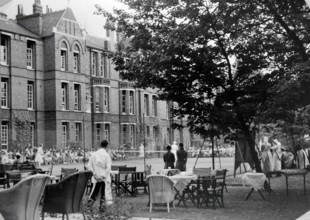 St Marylebone Infirmary, London: tennis tournament, 1906 (1930). Creator: Unknown.