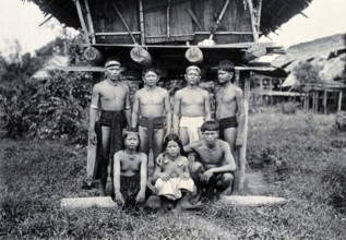 Sarawak: a group of Long Sibatu Kenyah people, c1900. Creator: Unknown.