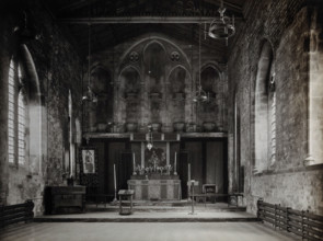 The church of St Bartholomew the Great; interior of the east end of the Lady Chapel. Creator: WF Taylor.