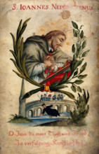 Saint John Nepomucen and his martyrdom. Creator: Unknown.