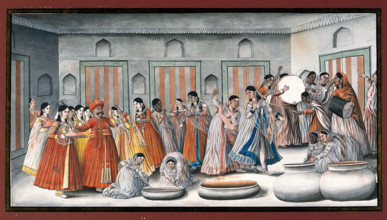 Holi festival, 19th century? Creator: Unknown.