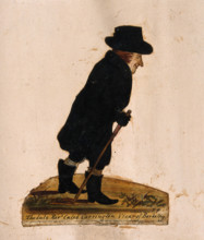 The late Reverend Caleb Carrington, Vicar of Berkeley, 1864. Creator: Stephen Jenner.