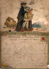 Preservativi pel Cholera Morbus secondo il Sistema di Saphir, 1832.  Creator: Moritz Gottlieb Saphir.