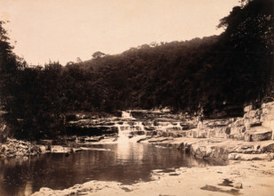 Eshowe, South Africa: waterfalls (The Umlalaas), between 1880 and 1899. Creator: John Wallace Bradley.