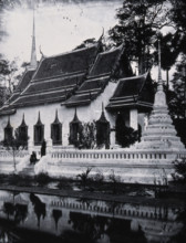 Chao Phraya river, Siam [Thailand], 1865, (1981). Creator: Unknown.