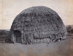 South Africa: an African kraal hut, 1905. Creator: Charles H Simpson.