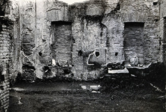 An ancient building which used to be a pharmacy site in the House of the Vestal Virgins, Rome. Creator: Unknown.