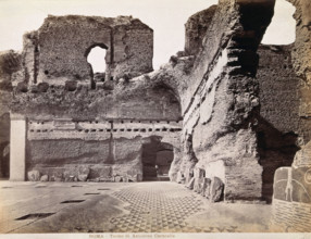 Partly ruined Roman baths of Antoninus Caracalla, c1880s. Creator: Unknown.