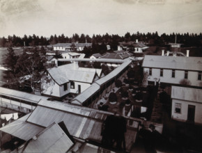 Metropolitan Lunatic Asylum, Kew, Victoria (Australia): some of the buildings..., c1890s. Creator: Unknown.