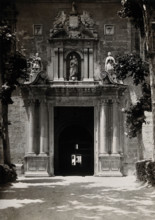 Lunatic asylum (once a convent), Granada: gateway, c1900. Creator: Unknown.