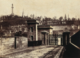 Entrance of Necropolis, Glasgow, c1880s. Creator: Unknown.