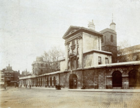 St Bartholomew's Hospital, London: Smithfield Gate, c1890. Creator: Unknown.
