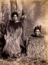 New Zealand: two Maori women, c1880s. Creator: Unknown.