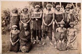 South Africa: a group of African women witch doctors, between 1800 and 1899. Creator: Unknown.