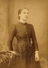 Unidentified woman, c1880s. Creator: Boning and Small.