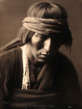 A Navajo medicine man, 1904. Creator: Edward Sheriff Curtis.