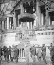 Siam (Thailand): the tonsurate ceremony of Prince Chulalongkorn, day 2, 1865. Creator: John Thomson.